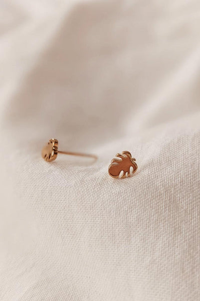 Monstera Earrings