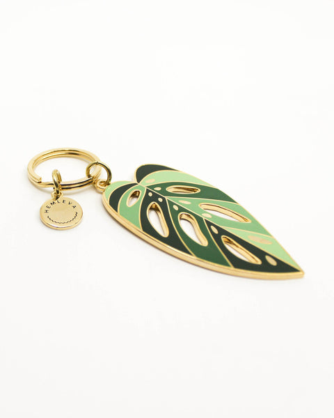 Monstera adansonii ‘Archipelago' Keychain