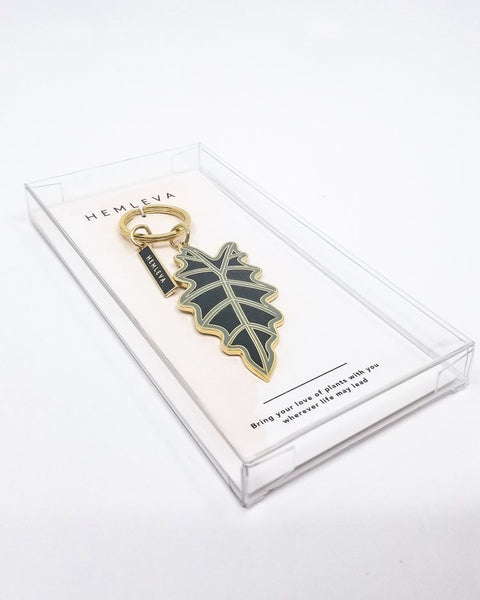 Alocasia 'Polly' Keychain