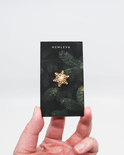 Snowflake Enamel Pin