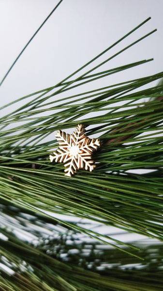 Snowflake Enamel Pin