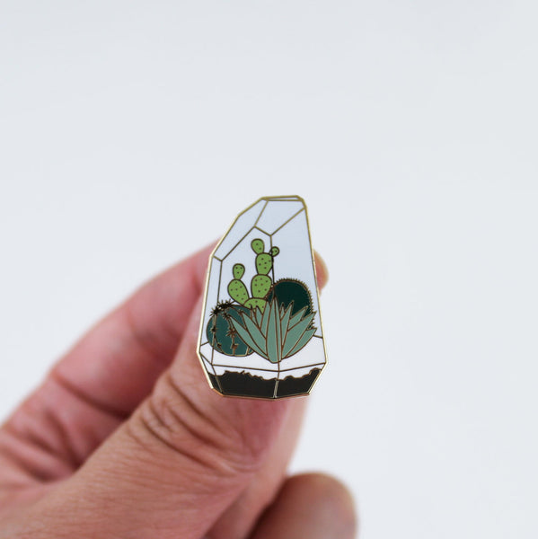 Terrarium Enamel Pin