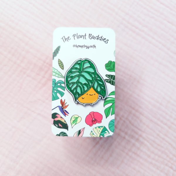 (WAREHOUSE SALE) Alocasia Dragon Scale Soft Enamel Pin