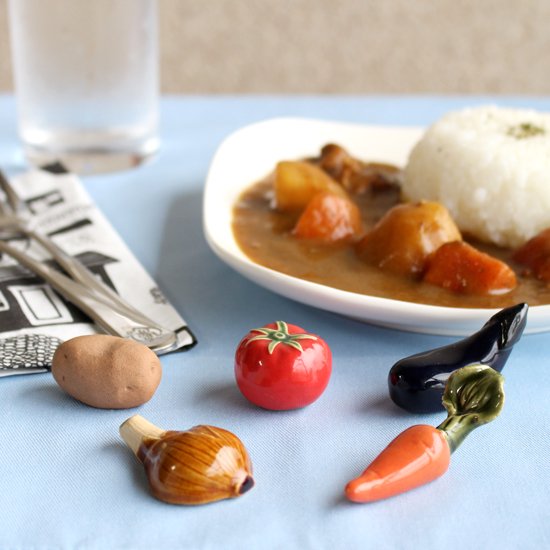 Chopstick Rest - Vegetables & Mushrooms