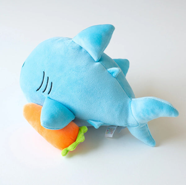 Plush Toys - Carrot Shark & Grumpy Chicken