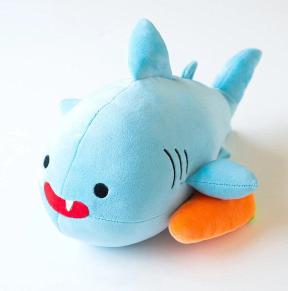 Plush Toys - Carrot Shark & Grumpy Chicken