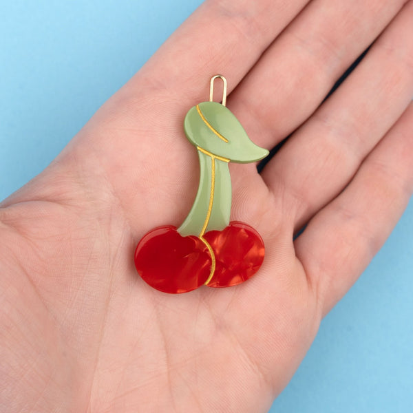 Cherry Hair Clip