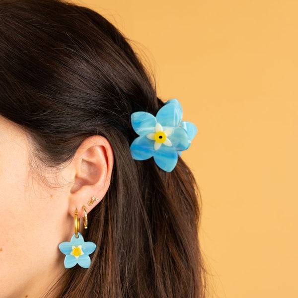 Forget Me Not Hair Claw