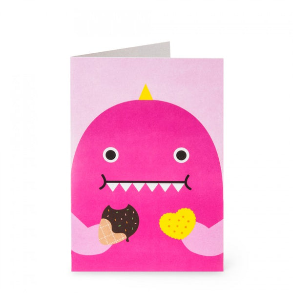 Miss Dino Greeting Card