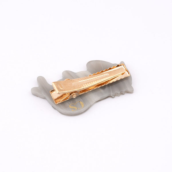 Grey Cat Hair Clip