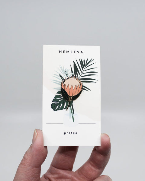 Protea Enamel Pin