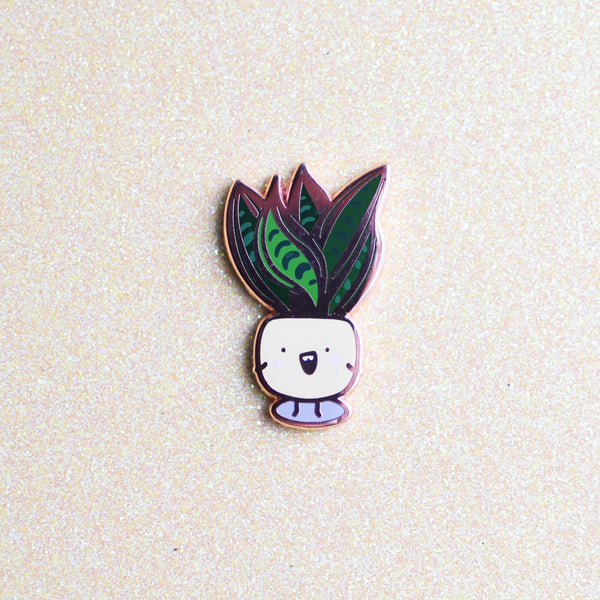 (WAREHOUSE SALE) Sansevieria Hard Enamel Pin