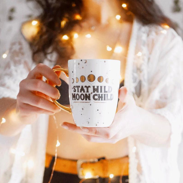 (SECONDS SALE) Stay Wild Moon Child Mug - White