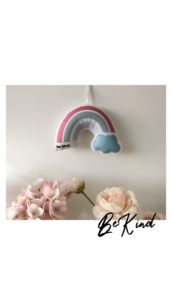 Personalized Hanging Rainbow Puff ⋒