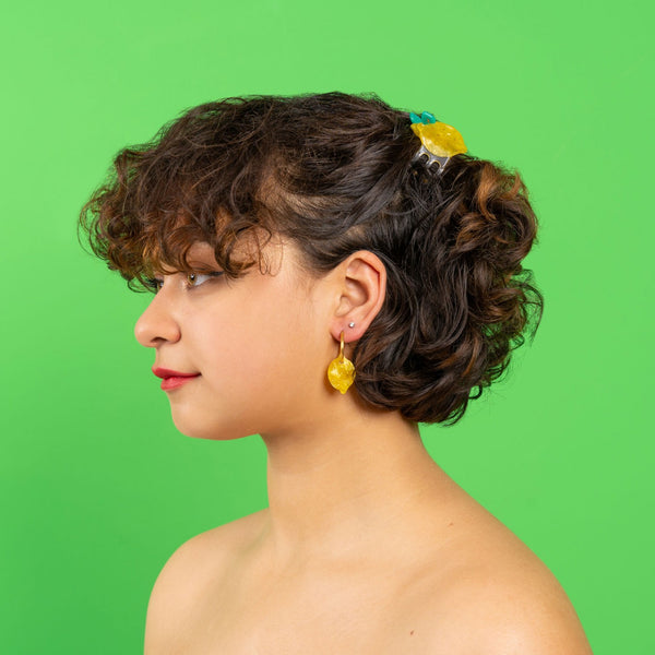 Lemon Mini Hair Claw
