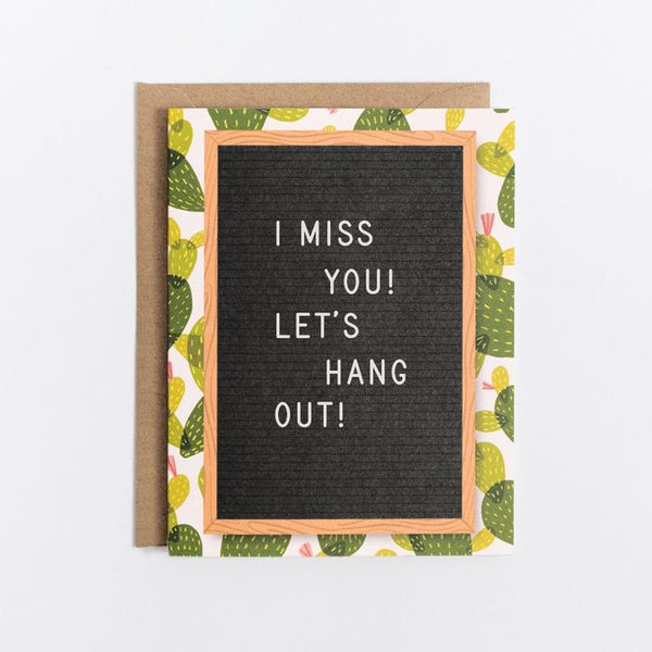 Scratch On Letter Board Greeting Card