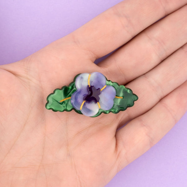 Pansy Hair Clip