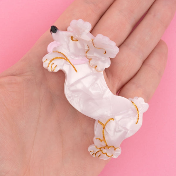 Poodle Hair Claw