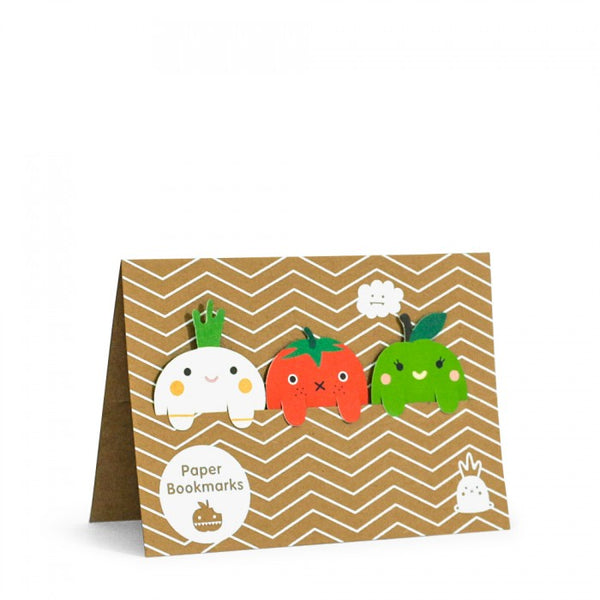 Fruits & Vegetables Bookmarks Set