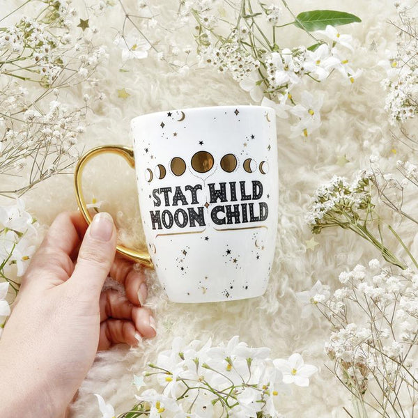 (SECONDS SALE) Stay Wild Moon Child Mug - White