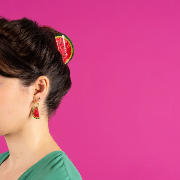Watermelon Hair Claw
