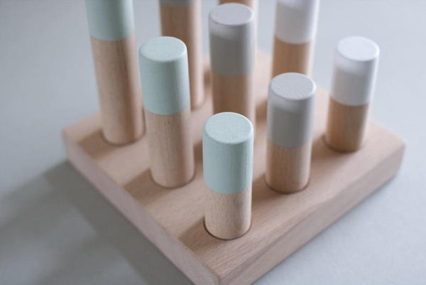 (SECONDS SALE) Wooden Peg Sorter