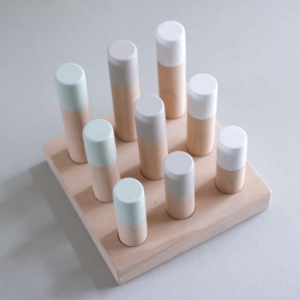 (SECONDS SALE) Wooden Peg Sorter