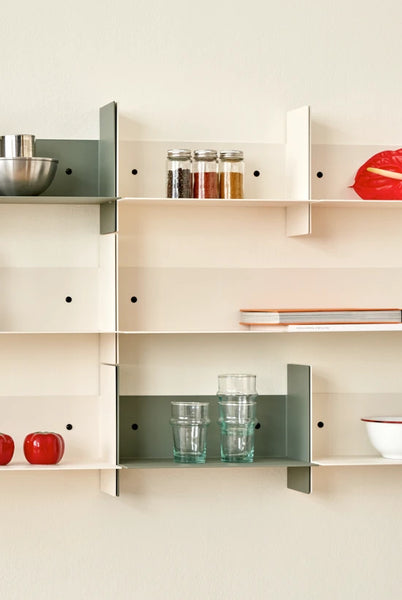 (PRE-ORDER) PLI Steel Wall Shelf (Eucalyptus Grey)