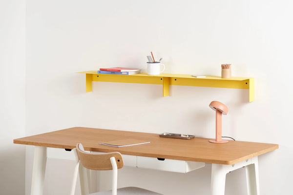 (PRE-ORDER) PLI Steel Floating Wall Shelf (Yellow Naples)