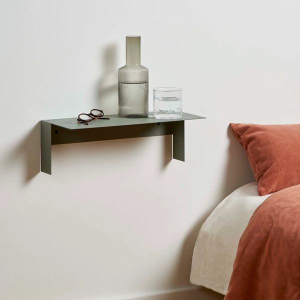 (PRE-ORDER) PLI Steel Floating Wall Shelf (Eucalyptus Grey)