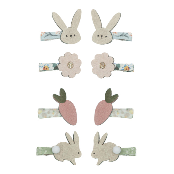 Bunny and Flower Mini Clips