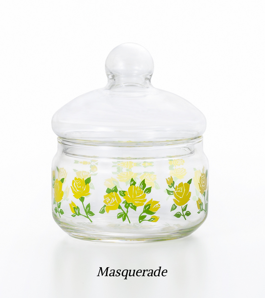 Aderia Retro Glass Jar with Glass Lid