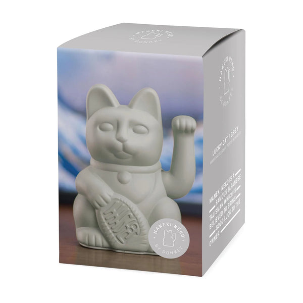 (SECONDS SALE) Lucky Cat - Grey