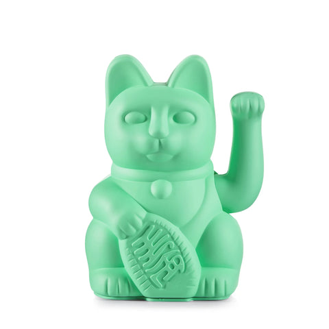 (SECONDS SALE) Lucky Cat - Mint Green