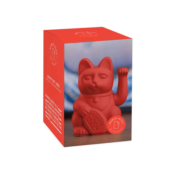 (SECONDS SALE) Lucky Cat - Red