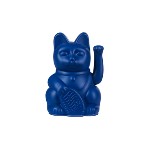 Mini Lucky Cat - Dark Blue