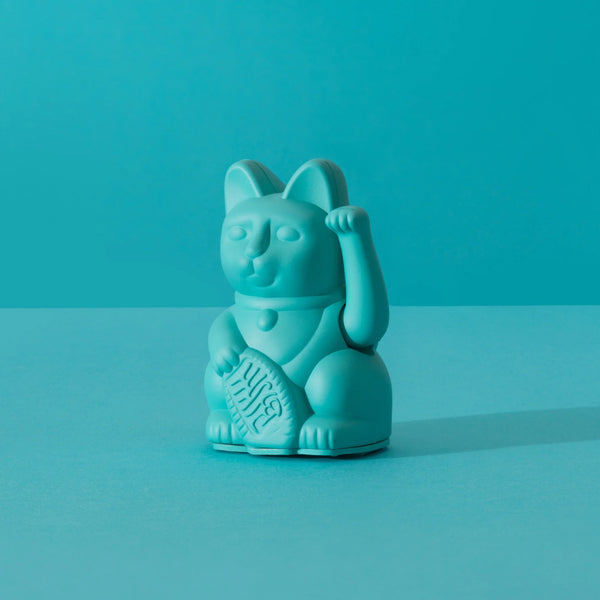 Mini Lucky Cat - Turquoise