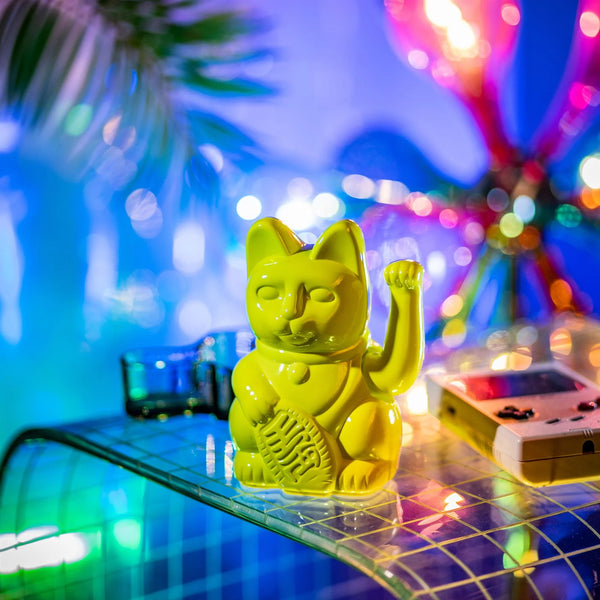 (SECONDS SALE) Lucky Cat - Glossy Yellow