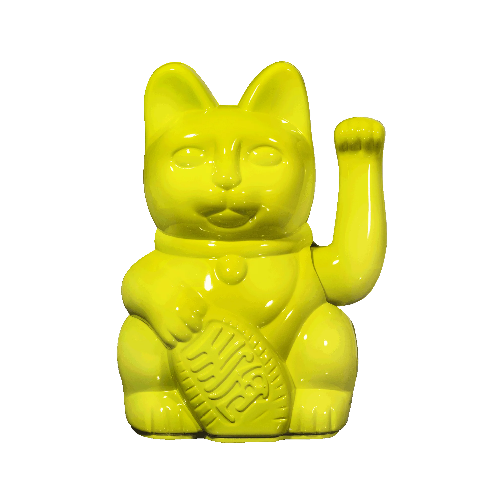 Lucky Cat - Glossy Yellow