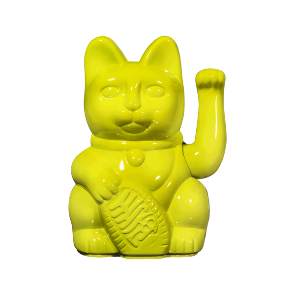 Lucky Cat - Glossy Yellow