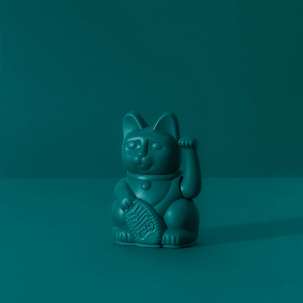 Mini Lucky Cat - Green