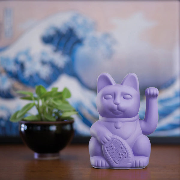 (SECONDS SALE) Lucky Cat - Lilac