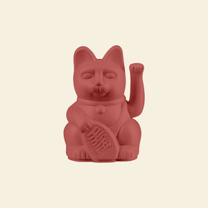 Mini Lucky Cat - Berry Red
