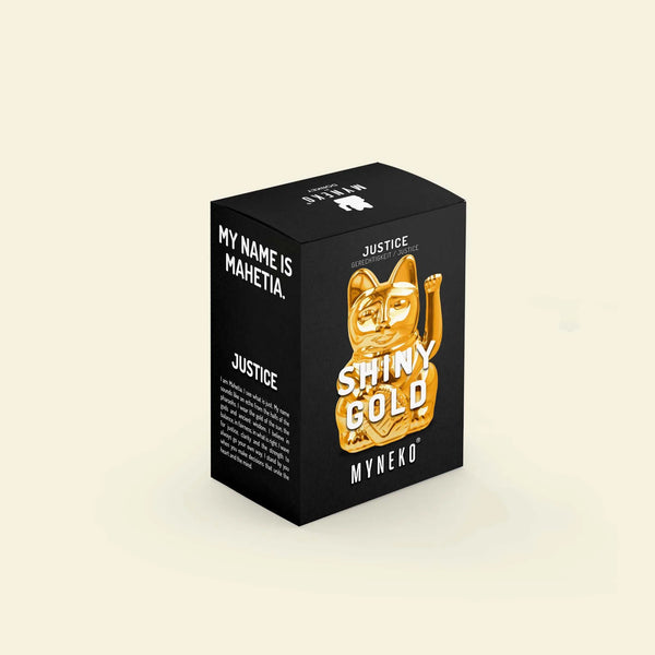 Mini Lucky Cat - Shiny Gold