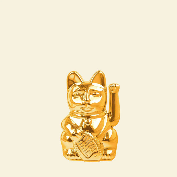 Mini Lucky Cat - Shiny Gold
