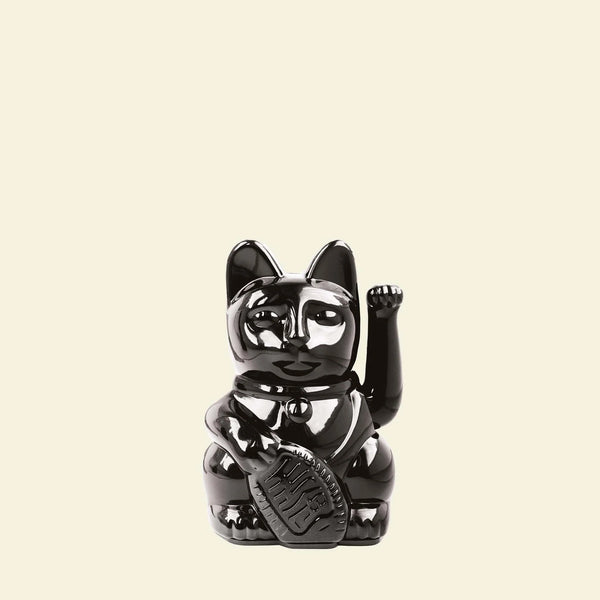 Mini Lucky Cat - Shiny Black