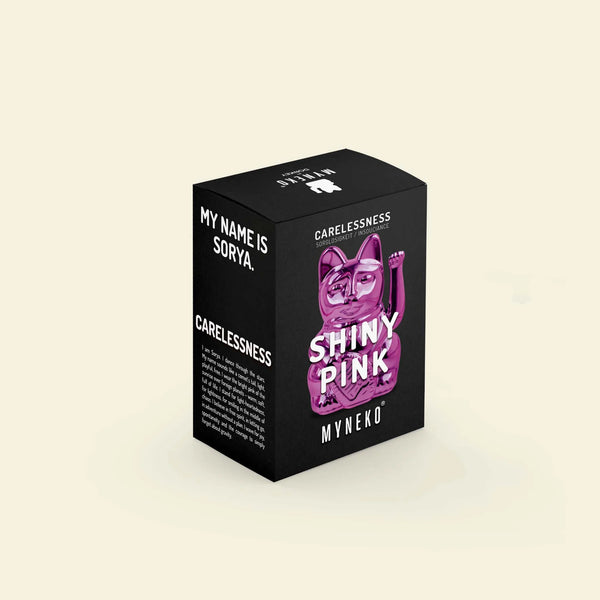 Mini Lucky Cat - Shiny Pink