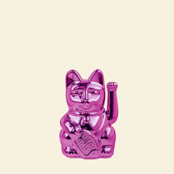 Mini Lucky Cat - Shiny Pink
