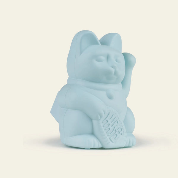 Solar Lucky Cat - Light Blue