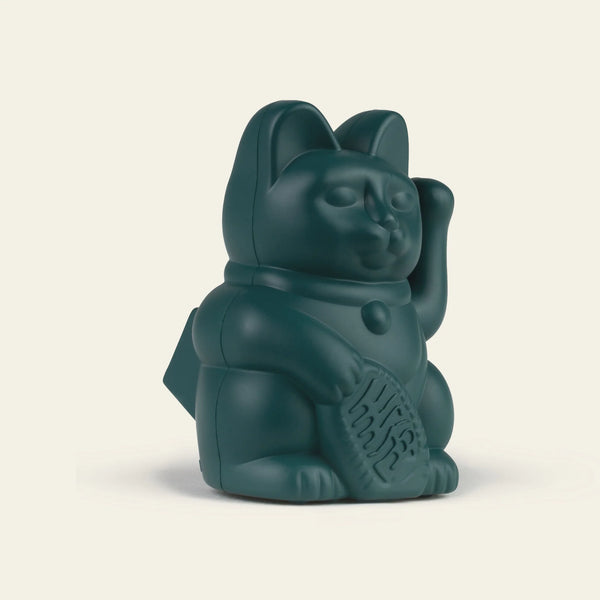 Solar Lucky Cat - Green